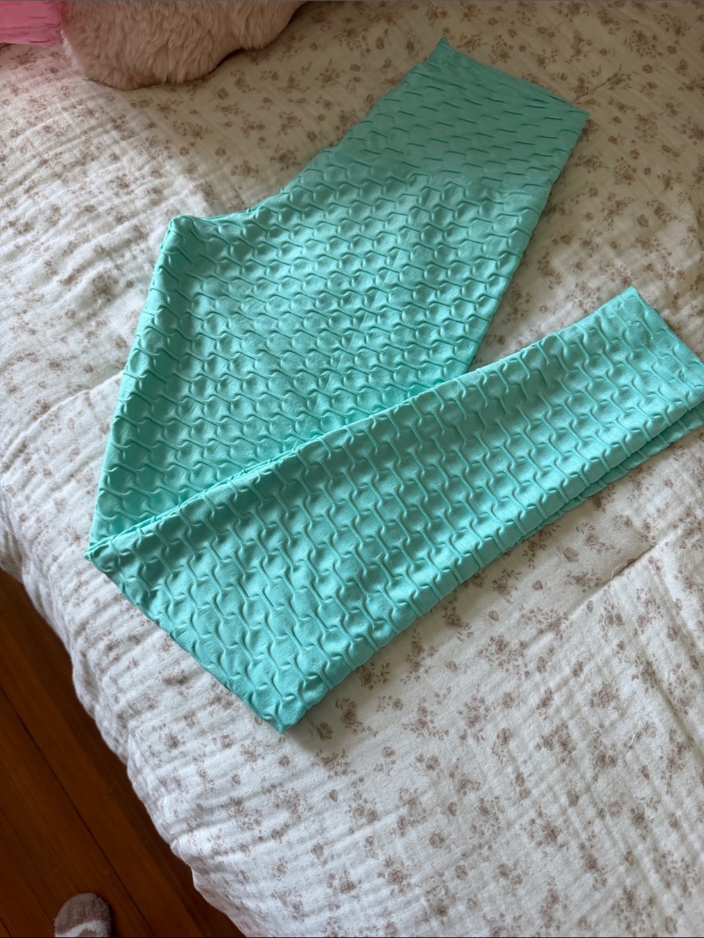 Booty by Brabants Aqua Textured Leggings